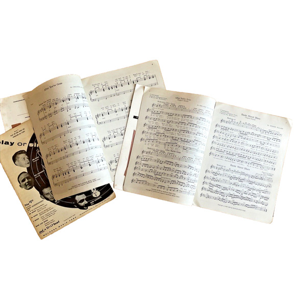 DIXIELAND All Stars Play Sing Music Book Vtg Record (33 1/3) x2 C and Bass Clef - Picture 6 of 9